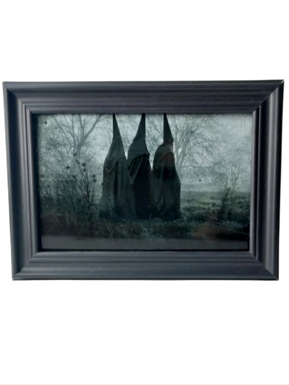 Vintage Occult Witches Dark Punk Rock Werid Oddity Cult Home Decor Metal Witch